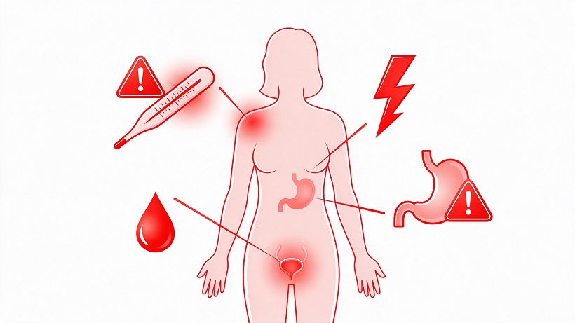 علائم خطرناک عفونت ادراری